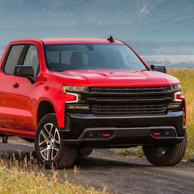 2019-2022 Chevy Silverado 1500 LED Fog Lights Kit Chrome Housing/Smoke Lens