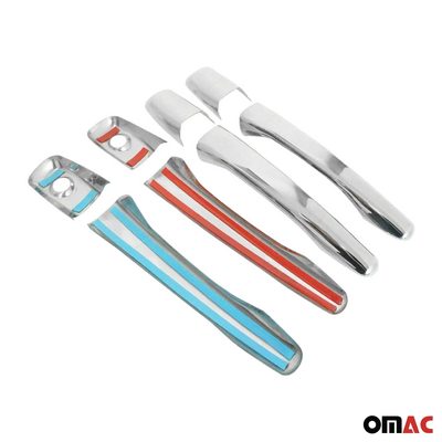 2002-2007 Mitsubishi Lancer Car Door Handle Cover Protector 4Pcs Stainless Steel