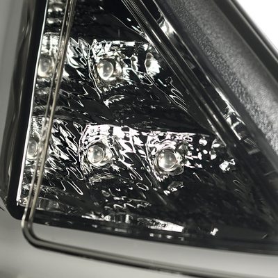 2011-2013 Ford Fiesta Hatchback LED Tail Lights Chrome Housing/Smoke Lens