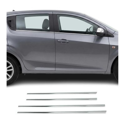 2012-2015 Chevrolet Sonic Hatchback Window Molding Trim Streamer Stainless Steel