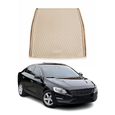 2014-2018 Volvo S60 Cargo Liner Trunk Mat All Weather Beige