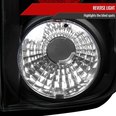 2003-2006 Ford Expedition Tail Lights Matte Black Housing/Clear Lens