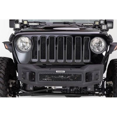 Bumper Delantero Rockline Stubby Winch Para Wrangler JL/JLU / Gladiator JT 18-26 (3 y 5 puertas.)
