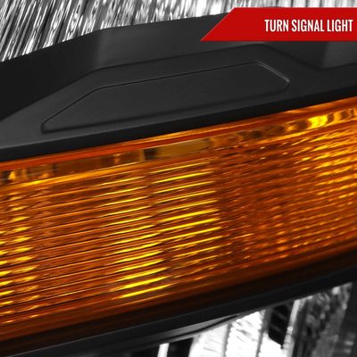 For Ford F-150 2021-2023 Factory Style Headlight Matte Black Housing Clear Lens Driver Side Only