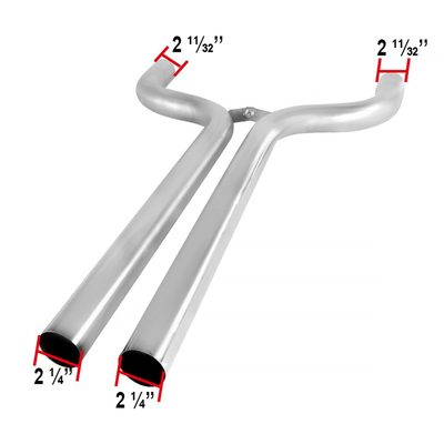 2010-2015 Chevy Camaro 3.6L V6 Stainless Steel Dual Catback Exhaust System