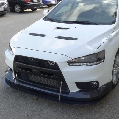 2008-2015 Mitsubishi Lancer EVO Projector Headlights SMD LED Light Strip Black