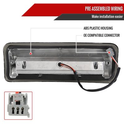 2004-2008 Ford F-150 LED 3rd Brake Light Chrome Housing/Smoke Lens