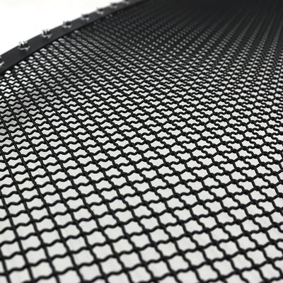 2002-2005 Dodge RAM 1500/2500/3500 Rivet Style Black Steel Mesh Grille Insert
