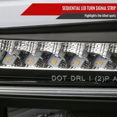 2004-2012 Chevy Colorado/GMC Canyon LED Headlights&Corner Lamp Black