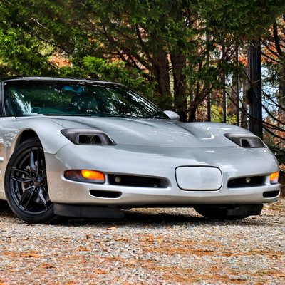 1997-2004 Chevy Corvette C5 H7 Projector Headlights Chrome/Smoke Lens