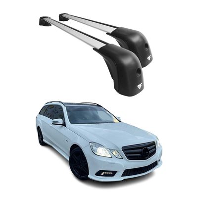 2010-2016 Mercedes E Class W212 Sedan Roof Racks Cross Bars Silver