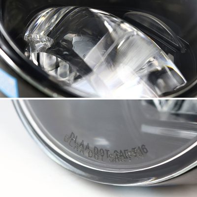2012-2014 Toyota Camry SMD LED Fog Lights Switch & Black Bezels Chrome