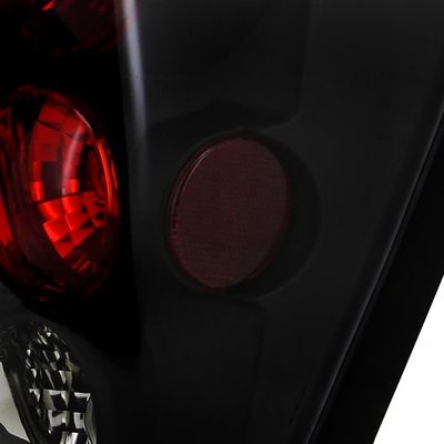 2005-2006 Jeep Grand Cherokee Tail Lights Matte Black Housing/Clear Lens