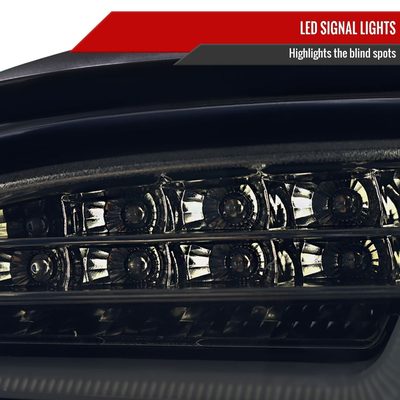 2004-2007 BMW E60 5 Series Sedan LED Tail Lights Glossy Black/Smoke Lens