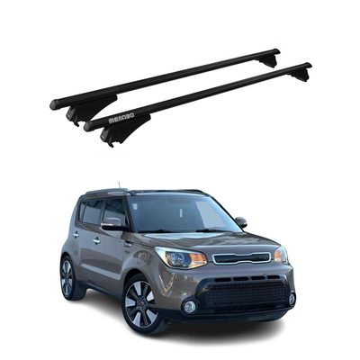 2014-2019 Kia Soul Roof Rack Cross Bars Black