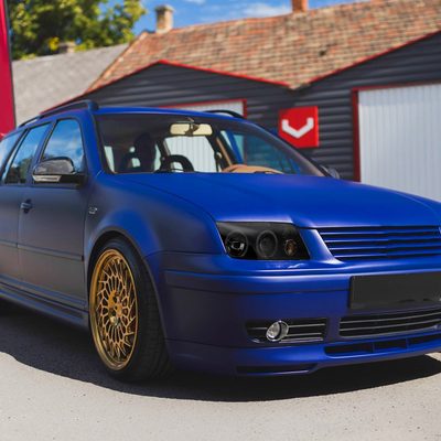 1999-2005 VW Jetta/Bora Mk4 Dual Halo Projector Headlights LED Light Smoke