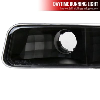 1999-2006 GMC Sierra/Yukon/Yukon XL Headlights&Bumper Lights Amber& Black