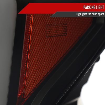 2018-2020 Ford F-150 LED CBar Projector Headlights Signal Lights Black /Smoked