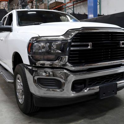 For Dodge RAM 2500 3500 2019-2024 Factory Style Crystal Headlight Passenger Side Only Black Housing Clear Lens
