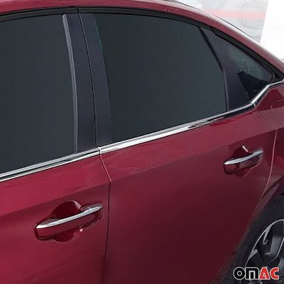 2022-2026 Honda Civic Sedan Window Molding Trim Streamer Stainless Steel