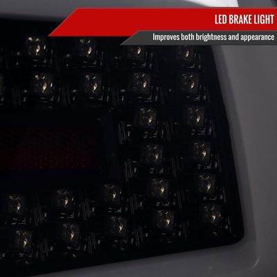 2008-2014 Subraru Impreza WRX/STI LED Turn Signal Tail Lights Glossy Black