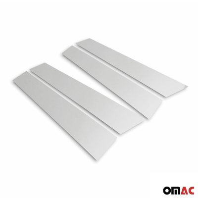 2011-2016 Mini Countryman R60 Window Pillar Posts Door Trim Stainless Steel Silver 4x