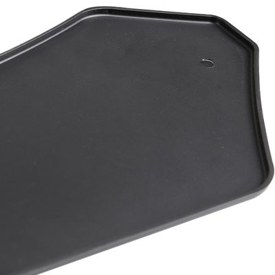 Universal Glossy Black Polypropylene 3Pcs Bumper Lip Spoiler Splitter