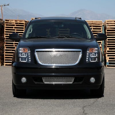 2007-2014 GMC Yukon/Yukon XL 1500/2500 LED U-Bar Projector Headlights Black
