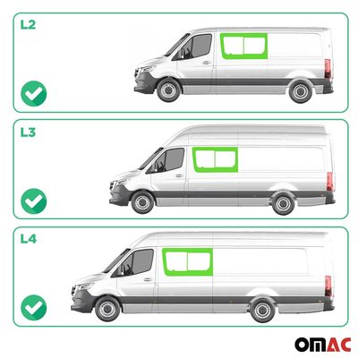 2010-2018 Mercedes Sprinter W906 Local Pickup Sliding Window Glass Front Left L2/3/4