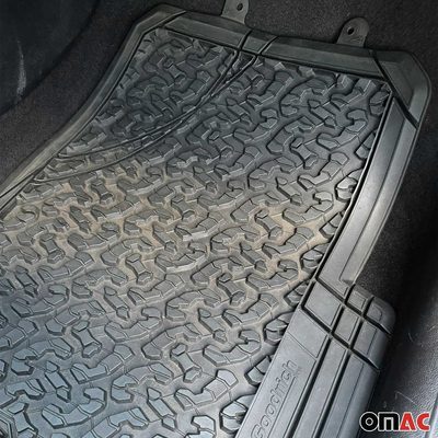 Universal Trim fit Floor Mats for Ford Trucks All Season Rubber 2 Pcs