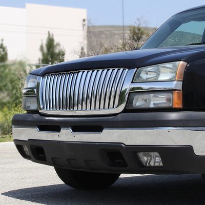 2003-2006 Chevy Silverado/Avalanche Chrome ABS Conversion Vertical Grille