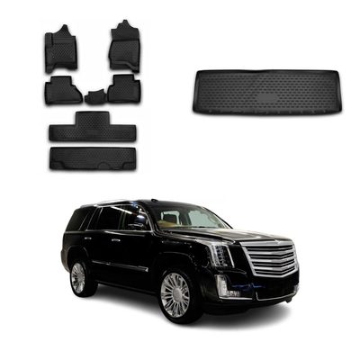 Floor Mats & Cargo Liners for Cadillac Escalade /GMC Yukon XL 2015-2020 8-Seater