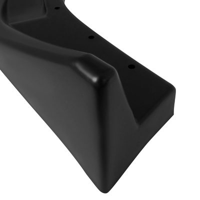 Universal Matte Black Polypropylene Front Bumper Lip Spoiler Splitters