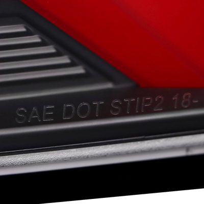 2019-2024 Toyota RAV4 Red LED Bar Signal Tail Lights Matt Black/Clear