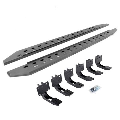 Estribos RB20 Slim 80" Ngo Text para S10 MAX 20-26 Dob Cab