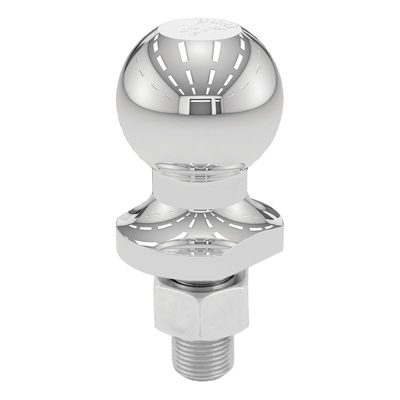 1-7/8" ATV Tow Ball - Lawn Tractor Hitch Ball (2,000 lbs., Chrome, Packaged)