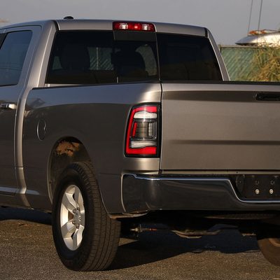 2009-2018 Dodge RAM 1500 2500 3500 Red LED Bar Tail Lights Matt Black