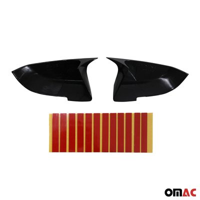 2014-2018 BMW 5 Series F10 F11 F18 2014-2018 FL Side Mirror Cover ABS Black Gloss 2Pcs