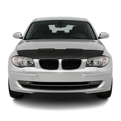 2008-2013 BMW 1 Series E82 E88 Car Bonnet Mask Hood Bra Half Black