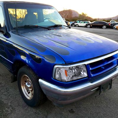 1993-1997 Ford Ranger Factory V2 Headlights Corner Signal Lights Chrome