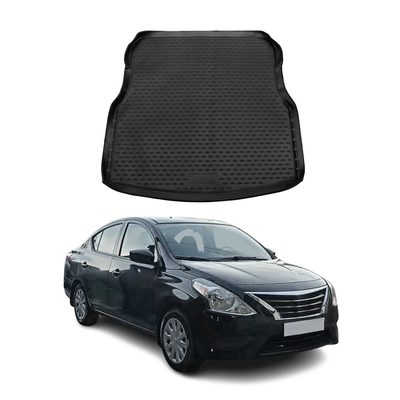 2012-2019 Nissan Versa Sedan Cargo Liner Trunk Mat All Weather Black