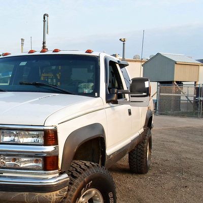 1988-2002 Chevy C/K C3500/Tahoe Yukon/Suburban Chrome Manual Towing Mirrors
