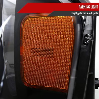 2004-2008 Ford F-150/ 2006-2008 Lincoln Mark LT Factory Headlights Matt Black