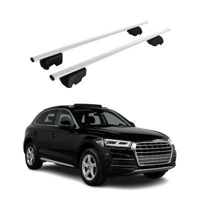 2018-2025 Audi Q5 SQ5 2.gen Roof Rack Cross Bars Black Luggage Carrier 2 Pcs
