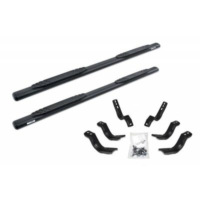 Go Rhino 4" Estribos OE Xtreme Kit - 67" de largo Negro Texturizado + Brackets Kia Sportage 17-18