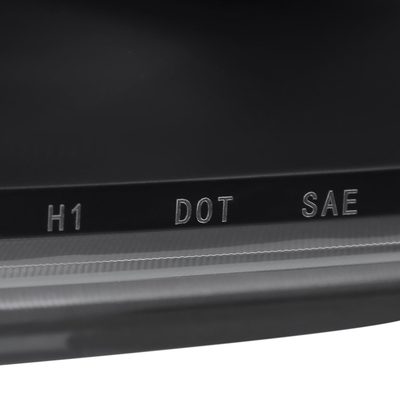 2004-2015 Nissan Titan / 04-2007 Armada LED C-Bar Headlights Signal Black