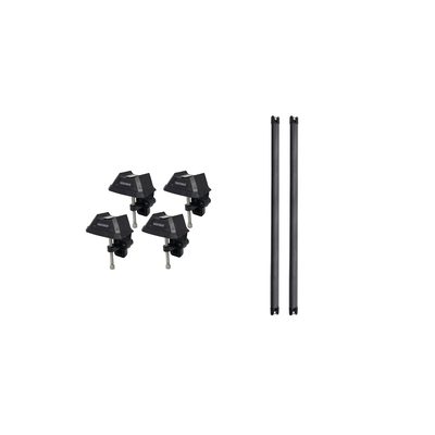 Yakima BedRock HD Low-Profile Truck Rack with 78-Inch Bars 8001160&YAK-8001159