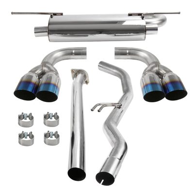 2009-2014 Hyundai Genesis Coupe 2.0T T-304 Steel Catback Exhaust Burnt Tip