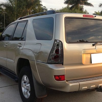 2003-2005 Toyota 4Runner Tail Lights Chrome Housing/Smoke Lens