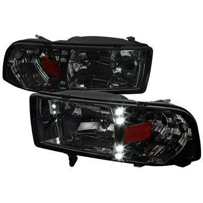 1994-2001 Dodge RAM 1500/ RAM 2500 3500 Crystal Headlights Chrome/Smoke